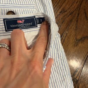 NWT vineyard vines seersucker pants.